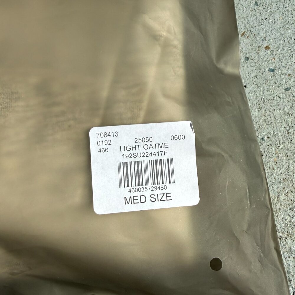 Fear of God Essentials Hoodie Grey Light Oatmeal Size Large - Picture 15 of 16